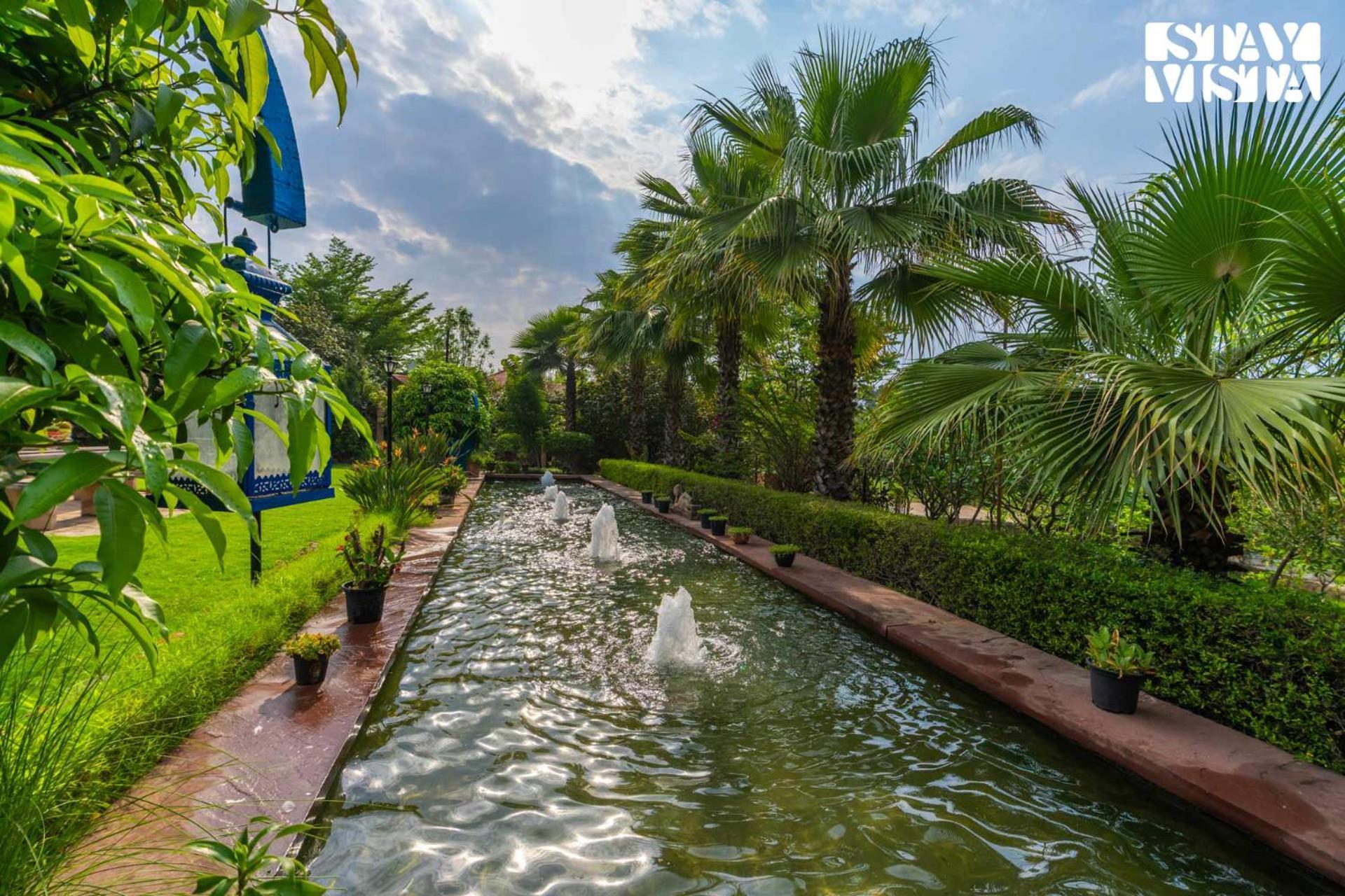 Stayvista At Maple Farms With Pool, Bbq & Bonfire Sohna Exterior foto