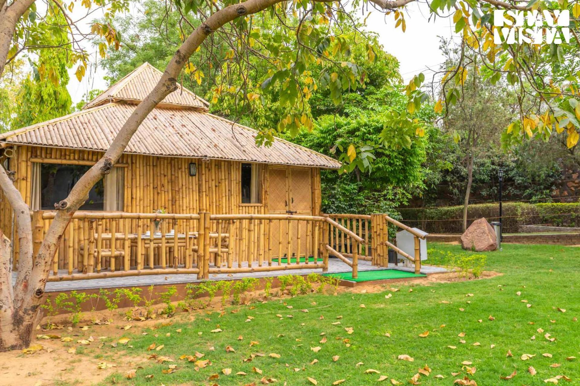 Stayvista At Maple Farms With Pool, Bbq & Bonfire Sohna Exterior foto